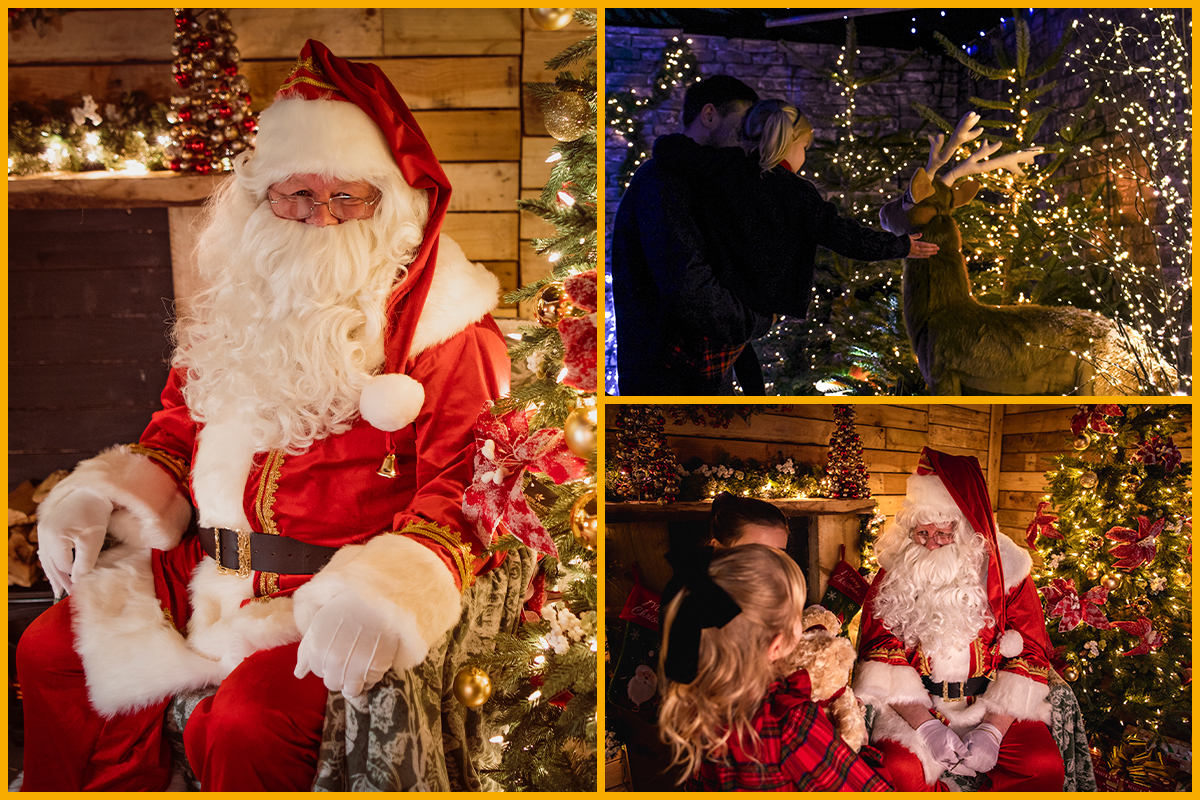 Santa Claus at Webbs Cheltenham's Christmas Grotto